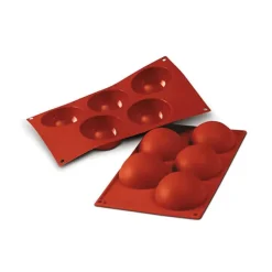 SILIKOMART Moule Silicone 5 Demi-sphères 8 cm x H 4 cm* Moule Silicone|Moules À Gâteaux