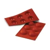 SILIKOMART Moule Silicone 6 Demi-sphères 6 cm x H 3 cm* Moule Silicone|Moules À Gâteaux