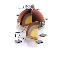 SILIKOMART Moule Silicone 8 Demi-Sphères 13,5 x H 6,75 cm Professional* Moule Silicone|Moules À Gâteaux