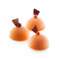 SILIKOMART Moule Silicone 8 Demi-sphères 5 cm x H 2,5 cm* Moule Silicone|Moules À Gâteaux