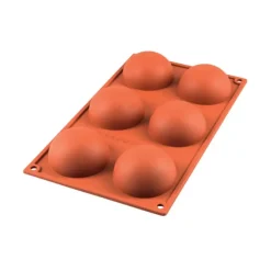 SILIKOMART Moule Silicone 6 Demi-sphères 7 cm x H 3,5 cm* Moule Silicone|Moules À Gâteaux