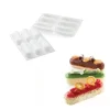 SILIKOMART Moule Silicone 6 Eclairs 129 x 40 x h35 mm 140ml Professional* Moule Silicone
