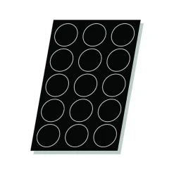 FLEXIPAN Moule Silicone 15 Florentins (quiches) 10,3 cm x H 2 cm* Moules À Gâteaux|Moule Silicone