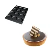 SILIKOMART Moule Silicone 12 Fonds de Tarte Biscuit Ø12 x 2,2 cm 120ml Professional* Moule Silicone|Moules À Gâteaux