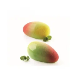 SILIKOMART Moule Silicone 6 Mangues 9,3 x 5,7 cm 130ml Professional* Moule Silicone|Moules À Gâteaux