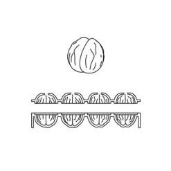 PAVONI Moule Silicone 8 Marrons 85 ml Cédric Grolet* Moule Silicone|Moules À Gâteaux