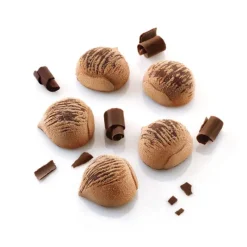 SILIKOMART Moule Silicone 15 Marrons 30ml Professional* Moule Silicone|Moules À Gâteaux
