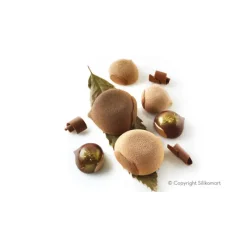 SILIKOMART Moule Silicone 6 Marrons 110ml Professional* Moule Silicone|Moules À Gâteaux