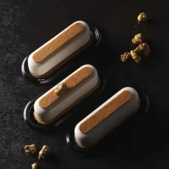 SILIKOMART Moule Silicone 12 Mini Eclairs Caroline 83 x 23 x h21 mm 30ml Professional* Moule Silicone