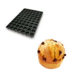 SILIKOMART Moule Silicone 70 Mini Muffins Ø4,5 x 3 cm 40ml Professional* Moule Silicone|Moules À Gâteaux