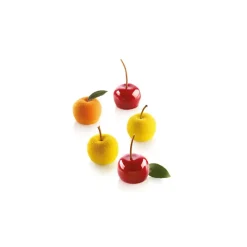 SILIKOMART Moule Silicone 15 Mini Pommes Ø39 x h30 mm 30ml Professional* Moule Silicone|Moules À Gâteaux