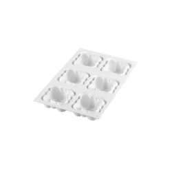 SILIKOMART Moule Silicone 6 Nuages Cloud 120 ml Professional* Moule Silicone|Moules À Gâteaux