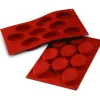 SILIKOMART Moule Silicone 9 Ovales 7 x 5 cm* Moule Silicone