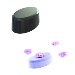 SILIKOMART Moule Silicone 63 Ovales 5,1 x 3,1 x H2 cm 20ml Professional* Moule Silicone