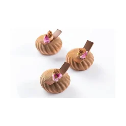 SILIKOMART Moule Silicone 6 Palets Vrillés Samouraï 110ml Professional* Moule Silicone