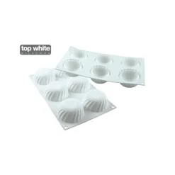 SILIKOMART Moule Silicone 6 Palets Vrillés Samouraï 110ml Professional* Moule Silicone