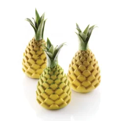 SILIKOMART Moule Silicone 5 Pommes de Pin et Ananas 100ml Professional* Moule Silicone|Moules À Gâteaux