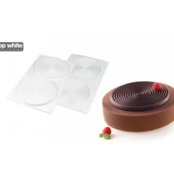 SILIKOMART Moule Silicone 2 Tourbillons 100ml Grand Modèle Professional* Moule Silicone