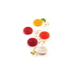 SILIKOMART Moule Silicone 15 Tourbillons 9ml Petit Modèle Professional* Moule Silicone