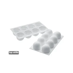 SILIKOMART Moule Silicone 8 Truffes Ø 5,2 cm Professional* Moule Silicone|Moules À Gâteaux