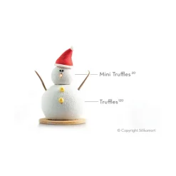 SILIKOMART Moule Silicone 8 Truffes Ø 5,2 cm Professional* Moule Silicone|Moules À Gâteaux