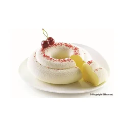 SILIKOMART 3D DESIGN Moule Silicone Abbraccio Ø 22 cm x H 6,5 cm* Moule Silicone|Moules À Gâteaux