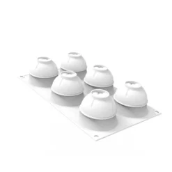 SILIKOMART Moule Silicone Atome Ø 6,3 x H 5,5 cm (x6)* Moule Silicone