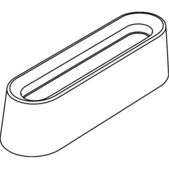 PAVOFLEX Moule Silicone Bande Creuse 12 x 3,5 cm x H 3,2 cm (x20)* Moule Silicone