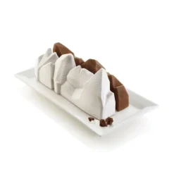 SILIKOMART Moule Silicone Bûche Artic 25 x 9,2 x H 8,7 cm* Moule Silicone|Moules À Gâteaux
