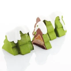 PAVONI Moule Silicone Bûche Sapin 25 x 9,7 cm x H 9,5 cm* Moule Silicone|Moules À Gâteaux