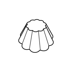 PAVOFLEX Moule Silicone Briochette Ø 7,9 cm x H 3,7 cm (x24)* Moule Silicone