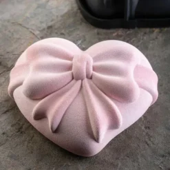 PAVONI Moule Silicone Cadeau Coeur 18 x 16,2 cm x H 6,7 cm* Moule Silicone|Moules À Gâteaux