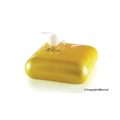 SILIKOMART Moule Silicone Carré Bombé 1000ml Professional* Moule Silicone