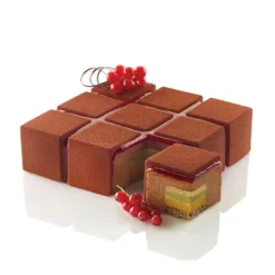 SILIKOMART Moule Silicone Carré Cubik 17,2 cm Professional* Moule Silicone