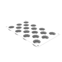 SILIKOMART Moule Silicone Charlotte XS Ø 3,8 x H 1,8 cm (x18)* Moule Silicone|Moules À Gâteaux