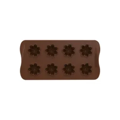 SILIKOMART Moule Silicone Chocolat Fleurs (x8) Easy Choc* Moules À Chocolat|Moule Silicone