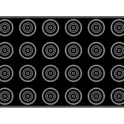 PAVOFLEX Moule Silicone Cône Anneaux Ø 7 cm x H 5 cm (x24)* Moule Silicone