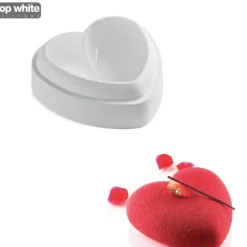 SILIKOMART Moule Silicone Coeur Bombé 142 mm* Moule Silicone