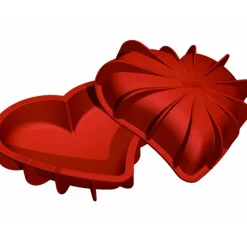 SILIKOMART Moule Silicone Coeur bombé professionnel 205 x 186 mm* Moule Silicone