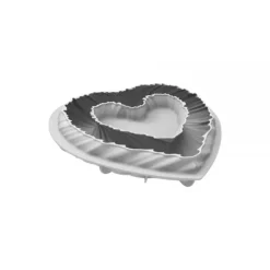 SILIKOMART Moule Silicone Coeur Heartbeat 25 x 22 x H 5,2 cm* Moule Silicone|Moules À Gâteaux