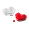 SILIKOMART Moule Silicone Coeur Origami 15x13,5 cm Professional* Moule Silicone