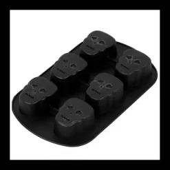 WILTON Moule Silicone Crâne Halloween 6 Empreintes* Moule Silicone