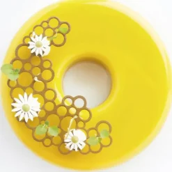 PAVONI Moule Silicone Décor Cercles 13,8 x 9,4 x H 0,2 (x3)* Moule Silicone