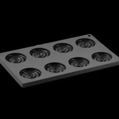 PAVONI Moule Silicone Décor Hypnose Ø 6 cm x H 1 cm (x8)* Moule Silicone