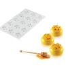 SILIKOMART Moule Silicone Décor Miel Ø 4,5 cm x H 0,8 cm (x15) Professional* Moule Silicone|Moules À Gâteaux