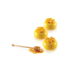 SILIKOMART Moule Silicone Décor Miel Ø 4,5 cm x H 0,8 cm (x15) Professional* Moule Silicone|Moules À Gâteaux