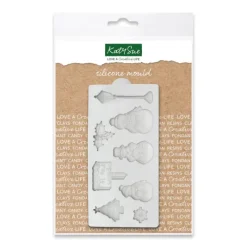 KATY SUE Moule Silicone Décors Hivernal (x8)* Moule Silicone
