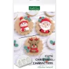 KATY SUE Moule Silicone Décors Personnages de Noël (x3)* Moule Silicone