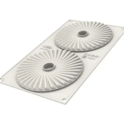 SILIKOMART Moule Silicone Décors Skirt Ø 14 x H 1 cm (x2)* Moule Silicone|Moules À Gâteaux