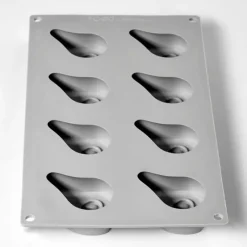 PAVONI Moule Silicone Demi-Poire 30 x 17.5 cm (x8)* Moule Silicone